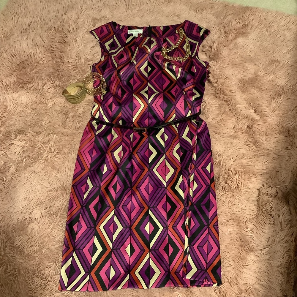 Multi color midi dress